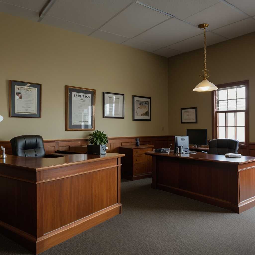  Client examining testimonials and reviews of lawyers 